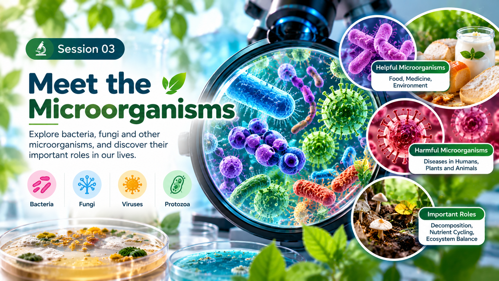 Meet the Microorganisms